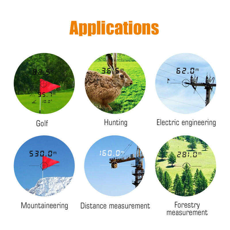 Golf Laser Rangefinder Telescope 600 Meters