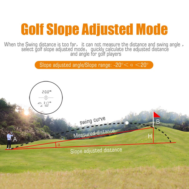 Golf Laser Rangefinder Telescope 600 Meters